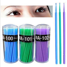 2016 100Pcs Stunning Disposable Eyelash Extension Micro Brush Applicators Mascara