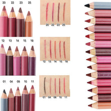 2016 12 PCS Professional Makeup Tool Lipliner Waterproof Lip Liner Pencil Pen 15CM 12 Colors