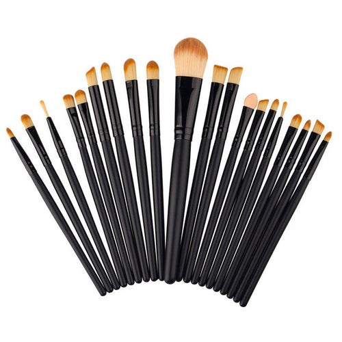 2016 20Pcs Makeup Eyeshadow Brushes Set Blush Foundation Eyebrow Eyeliner Lip Cosmetic Brush Kit Beauty Tools