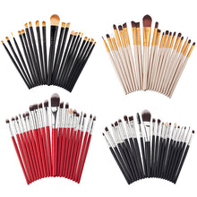 2016 20Pcs Makeup Eyeshadow Brushes Set Blush Foundation Eyebrow Eyeliner Lip Cosmetic Brush Kit Beauty Tools