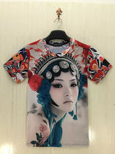 2016 3D Print Men's T-shirt Summer Short Sleeve Men T Shirt Fashion Creative Chinese Opera Character Print Male Top Tees 71177