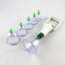2016 6pcs/Set Body Relaxation Medical Vacuum Cupping with Suction Pump Therapy Device Set Herapy Healthy Massage Kit