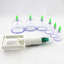 2016 6pcs/Set Body Relaxation Medical Vacuum Cupping with Suction Pump Therapy Device Set Herapy Healthy Massage Kit
