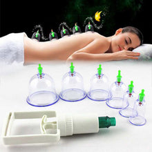 2016 6pcs/Set Body Relaxation Medical Vacuum Cupping with Suction Pump Therapy Device Set Herapy Healthy Massage Kit