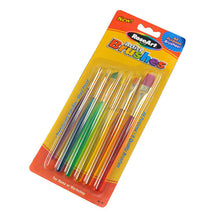 2016 6pcs/lot Nylon Handle Paint Brush Set for Kids Watercolor Gouache Drawing Painting Art Supplies Nail Brush New