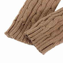 2016 7 Colors Gloves fashion ladies Knitted Arm Fingerless Winter Gloves female gloves Soft Warm Mitten Guantes Sra Invierno