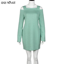 2016 Autumn Dress Women Long Sleeve Off Shoulder Winter Casual Loose Sweatshirts Dress Vestido Inverno#C901