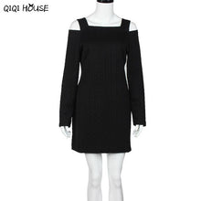 2016 Autumn Dress Women Long Sleeve Off Shoulder Winter Casual Loose Sweatshirts Dress Vestido Inverno#C901
