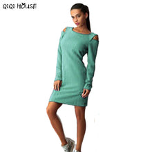 2016 Autumn Dress Women Long Sleeve Off Shoulder Winter Casual Loose Sweatshirts Dress Vestido Inverno#C901