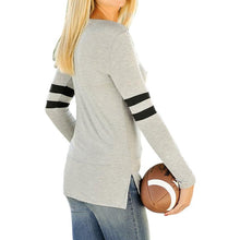 2016 Autumn Korean Fashon Women Clothing Casual Loose Long sleeve Splicing Basic Side Split Tee T-shirt Tops Femme #1122