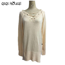 2016 Autumn Long Sleeve Blouse Black Sweater Knitting V-Neck Loose Casual Pullover Gilet Femme Manche Longue#D823