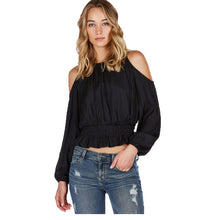 2016 Autumn New Fashion Women Off Shoulder Blouse Sexy Office Lady Long Sleeve Shirts Tops Plus Size Women Clothing