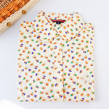 2016 Autumn New Shirt Fashion Casual Female Long Sleeve Women Bear Print Blouse Turn-down Collar Tops With Button 71600