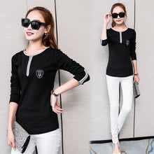 2016 Autumn New Women Long Sleeve Casual Blouse Fashion O-neck Print Shirt Tops Female Slim Shirts With Zipper 71638