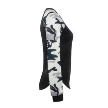 2016 Autumn Spring Tops Women Army Green Patchwork Long Sleeve T Shirt Casual Tops Tee Shirt Female Hot Sale Ropa Mujer