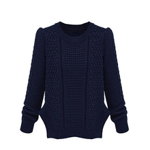 2016 Autumn Winter Fashion Knitwear Sweaters Female O Neck Long Sleeve Sweaters And Pullovers Women Beige Navy Maglioni Donna