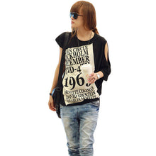 2016 Casual Women T shirts O-neck Cotton Modal Womens Top Off Shoulder Short Sleeve Female Letter Print tops 70626