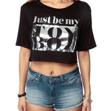 2016 Casual Women T shirts O-neck Cotton Tshirt Female Short Sleeve Plus Size Shine Letter Print Back Hollow Out CropTops 70807