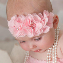 2016 Cute Baby Girl Elastic Headbands Chiffon Flower Hair Accessory For Children Girls Hairbands Headwear Hair Accessories YL