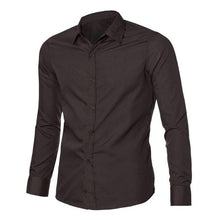 2016 Designer Shirts Long Sleeve Casual Slim Fit Stylish Dress Shirts Kleid Shirts Solid #3546