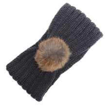2016 European Fashion Headbands For Women Pompon Ball Knitted Wool Crochet Winter Ear Warm Hair Accessories Women Headband LY