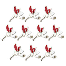 2016 Fashion 10PCS Nail Art Tips 3D Alloy Rhinestones Fairy Angel Gel Phone Decoration DIY anne