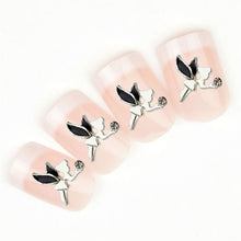 2016 Fashion 10PCS Nail Art Tips 3D Alloy Rhinestones Fairy Angel Gel Phone Decoration DIY anne