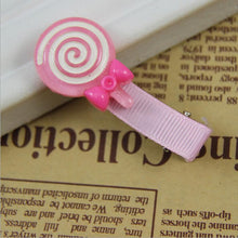 2016 Fashion Acrylic Hairpin Cute Lollipop Hair Clips Baby Girl Hairpins Children Hair Accessories #3546