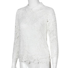 2016 Fashion Autumn Style Lace Ladies Blouses Loose Casual Long Sleeve Shirt Women Tops Blouse Ladies Tops Camisas Femenina