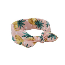 2016 Fashion Baby Child New Multi-Purpose Scarf Pineapple Print kids hair accessories Handkerchief Headbands haaraccessoires YL