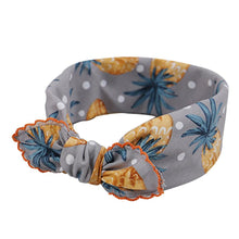 2016 Fashion Baby Child New Multi-Purpose Scarf Pineapple Print kids hair accessories Handkerchief Headbands haaraccessoires YL