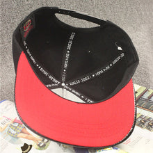 2016 Fashion Black Red Caps Letter Unisex Baseball Cap Women Men Adjustable Snapback Hip Hop Flat Hats Casquette Gorras