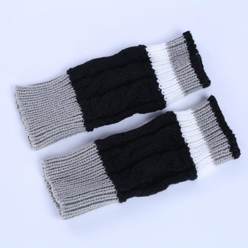 2016 Fashion Female Gloves Knitted Warm Ladies Winter Spirng Fingerless Gloves Half Finger Mittens Women Gloves Guantes Mujer