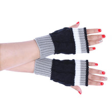 2016 Fashion Female Gloves Knitted Warm Ladies Winter Spirng Fingerless Gloves Half Finger Mittens Women Gloves Guantes Mujer