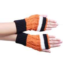 2016 Fashion Female Gloves Knitted Warm Ladies Winter Spirng Fingerless Gloves Half Finger Mittens Women Gloves Guantes Mujer