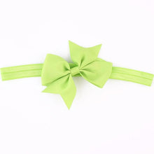 2016 Fashion Headbands For Children Baby Solid Bow head band elastic Ribbon baby girls Hair Accessories infantis gift LY
