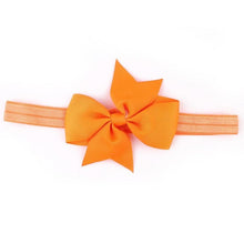 2016 Fashion Headbands For Children Baby Solid Bow head band elastic Ribbon baby girls Hair Accessories infantis gift LY
