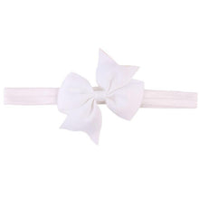 2016 Fashion Headbands For Children Baby Solid Bow head band elastic Ribbon baby girls Hair Accessories infantis gift LY