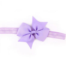 2016 Fashion Headbands For Children Baby Solid Bow head band elastic Ribbon baby girls Hair Accessories infantis gift LY