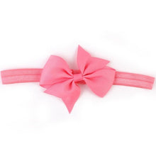 2016 Fashion Headbands For Children Baby Solid Bow head band elastic Ribbon baby girls Hair Accessories infantis gift LY