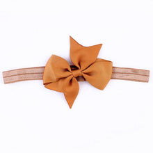 2016 Fashion Headbands For Children Baby Solid Bow head band elastic Ribbon baby girls Hair Accessories infantis gift LY