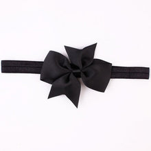 2016 Fashion Headbands For Children Baby Solid Bow head band elastic Ribbon baby girls Hair Accessories infantis gift LY
