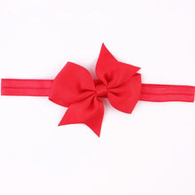 2016 Fashion Headbands For Children Baby Solid Bow head band elastic Ribbon baby girls Hair Accessories infantis gift LY
