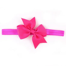 2016 Fashion Headbands For Children Baby Solid Bow head band elastic Ribbon baby girls Hair Accessories infantis gift LY