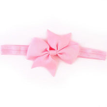 2016 Fashion Headbands For Children Baby Solid Bow head band elastic Ribbon baby girls Hair Accessories infantis gift LY