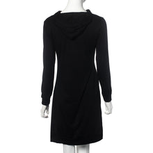 2016 Fashion Long Sleeve Split Solid Cotton Women Sweatshirt Dress Double Split Hoodie Pullover Pockets Sweater Sexy Dress #53