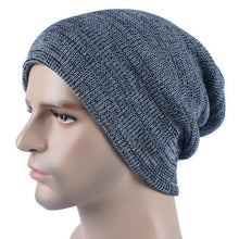 2016 Fashion Men Baggy Hip Hop Crochet Autumn Winter Knit Wool Warm Beanies Skull Slouchy Caps Hat Male Bonnet