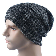 2016 Fashion Men Baggy Hip Hop Crochet Autumn Winter Knit Wool Warm Beanies Skull Slouchy Caps Hat Male Bonnet
