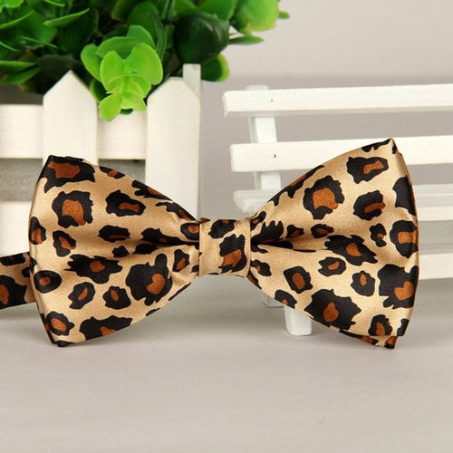2016 Fashion Men's Bow Tie Polyester Five Star &leopard Bow Tie Wedding Party Butterfly Ties #1536