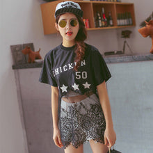 2016 Fashion NewT Shirt Women Short Sleeve Casual O-Neck Tee Tops Female Lace T-shirt Letter Print Plus Size 70636